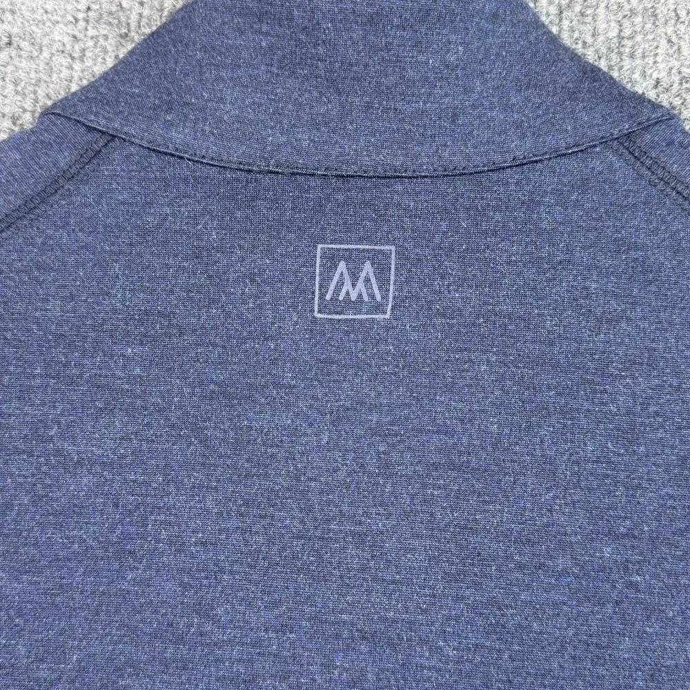 Mizzen Main ProFlex Jacket Mens Size M Blue Full Zip Stretch Performance Golf